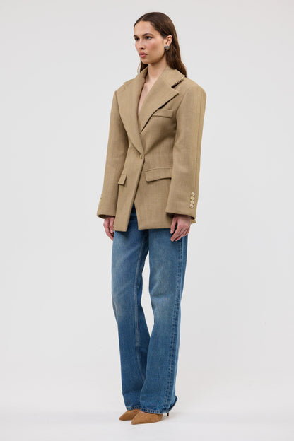 Bubish | Saskia Cinched Blazer - Caramel