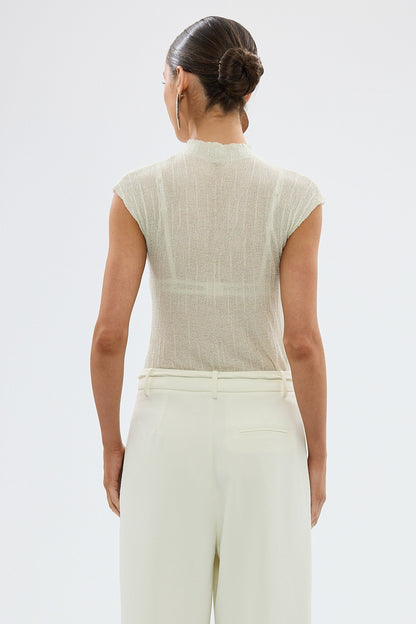 Bubish | Melody Sheer Top - Lime