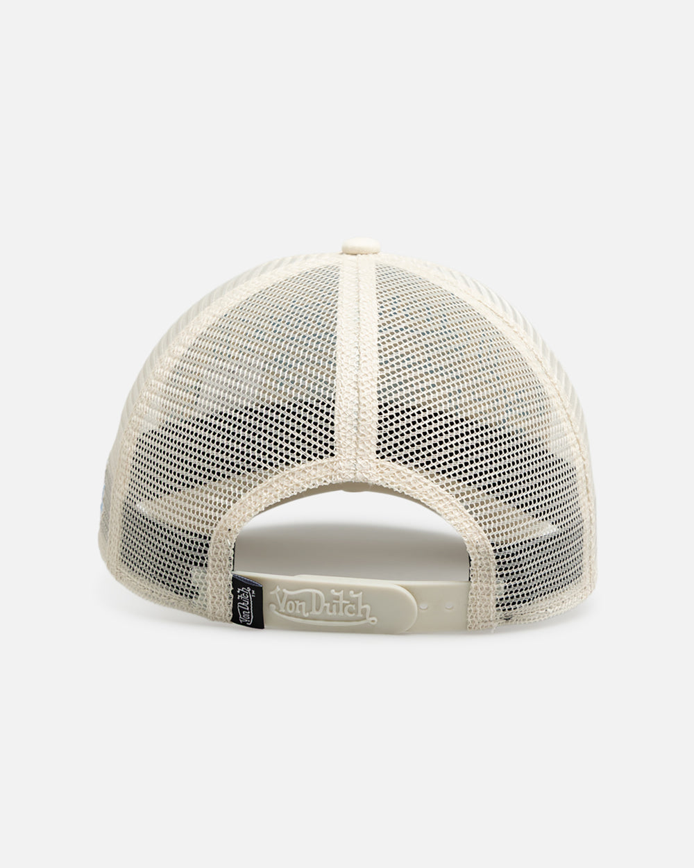 Von Dutch | Distressed Trucker - Ecru / Light Blue