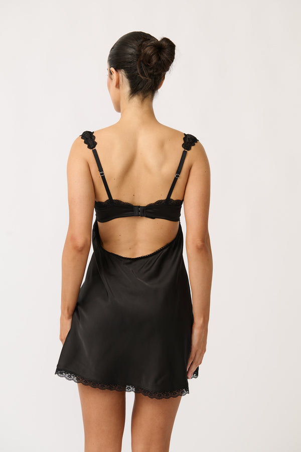 Kat the Label | Celeste Slip - Black