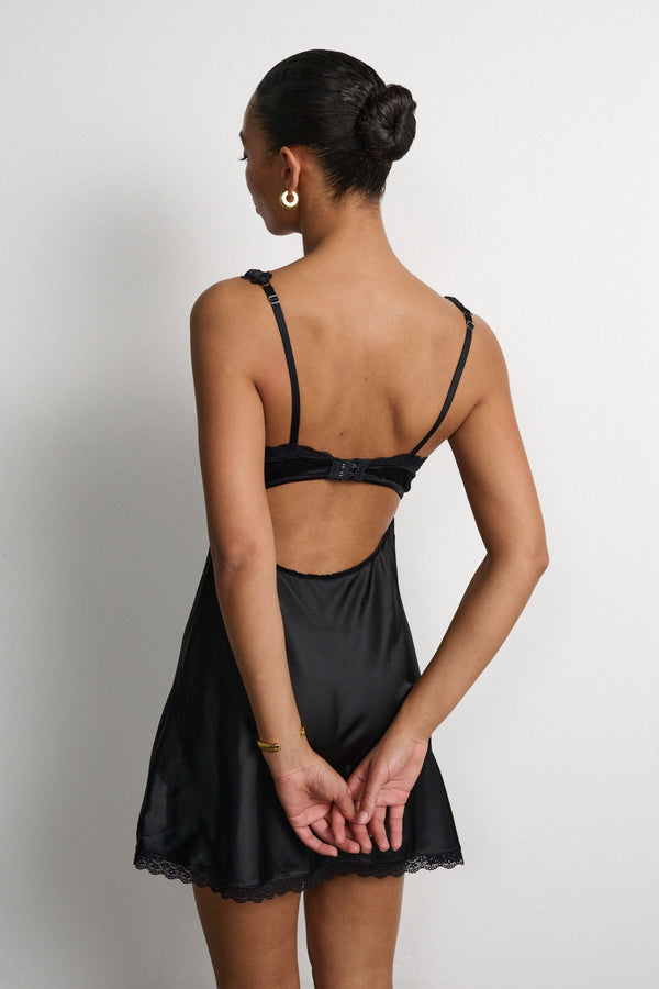 Kat the Label | Celeste Slip - Black