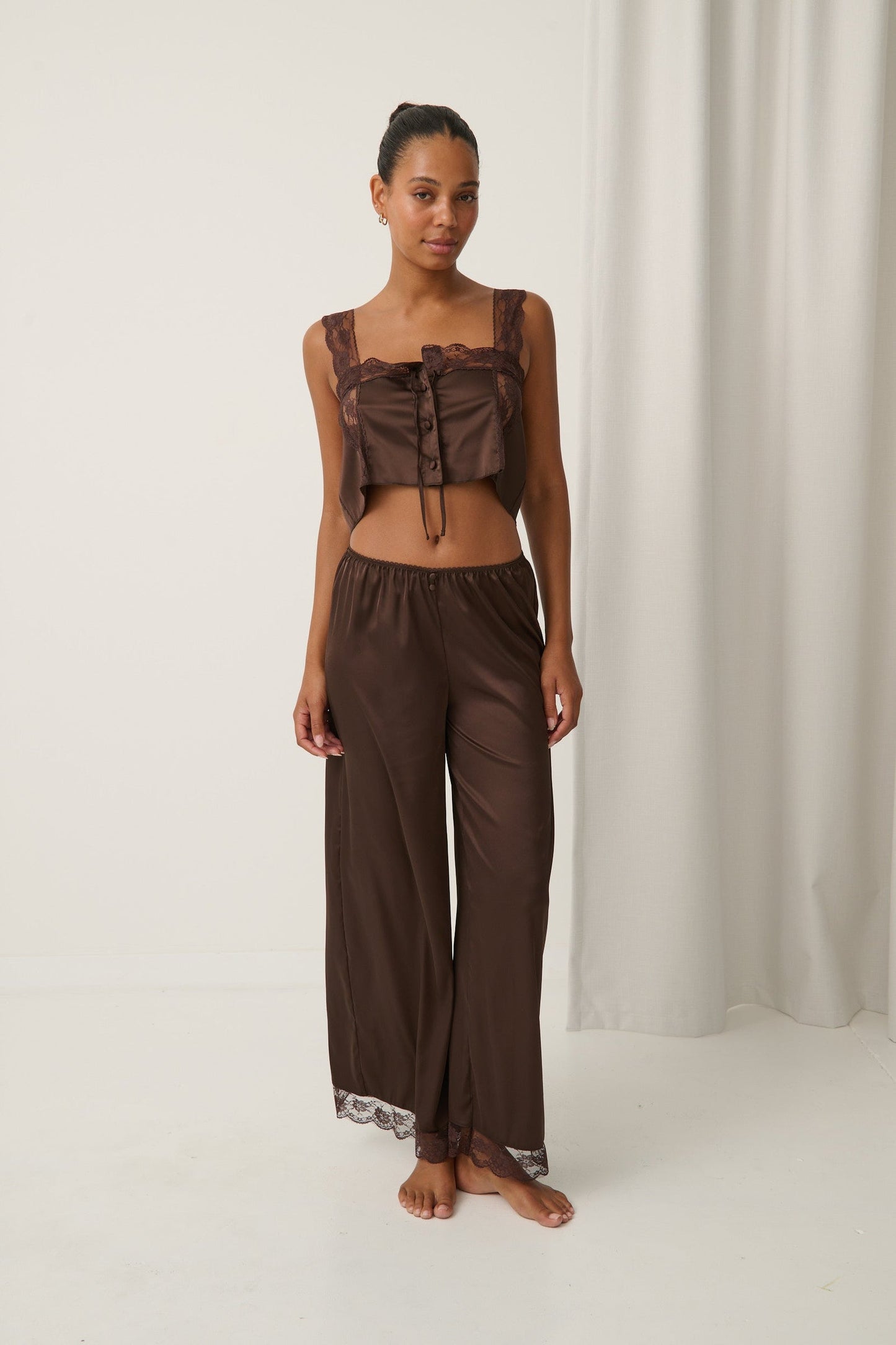 Kat the Label | Cindy Pant - Espresso
