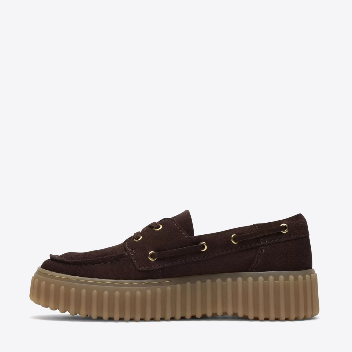 Clarks | Torhill Boat - Dark Brown Suede