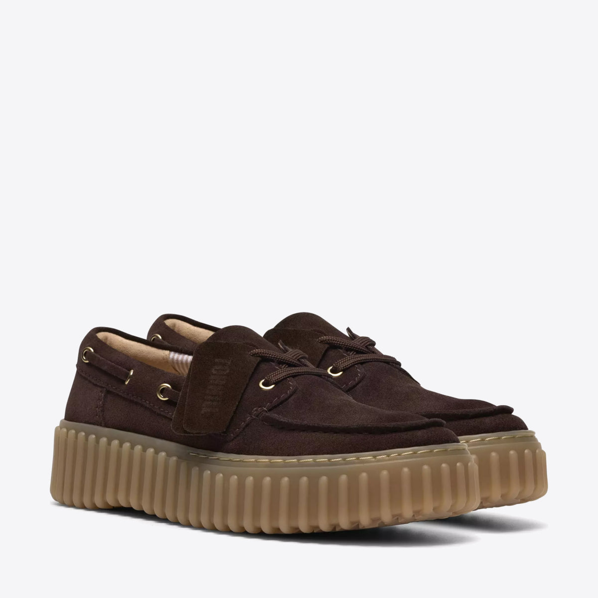 Clarks | Torhill Boat - Dark Brown Suede