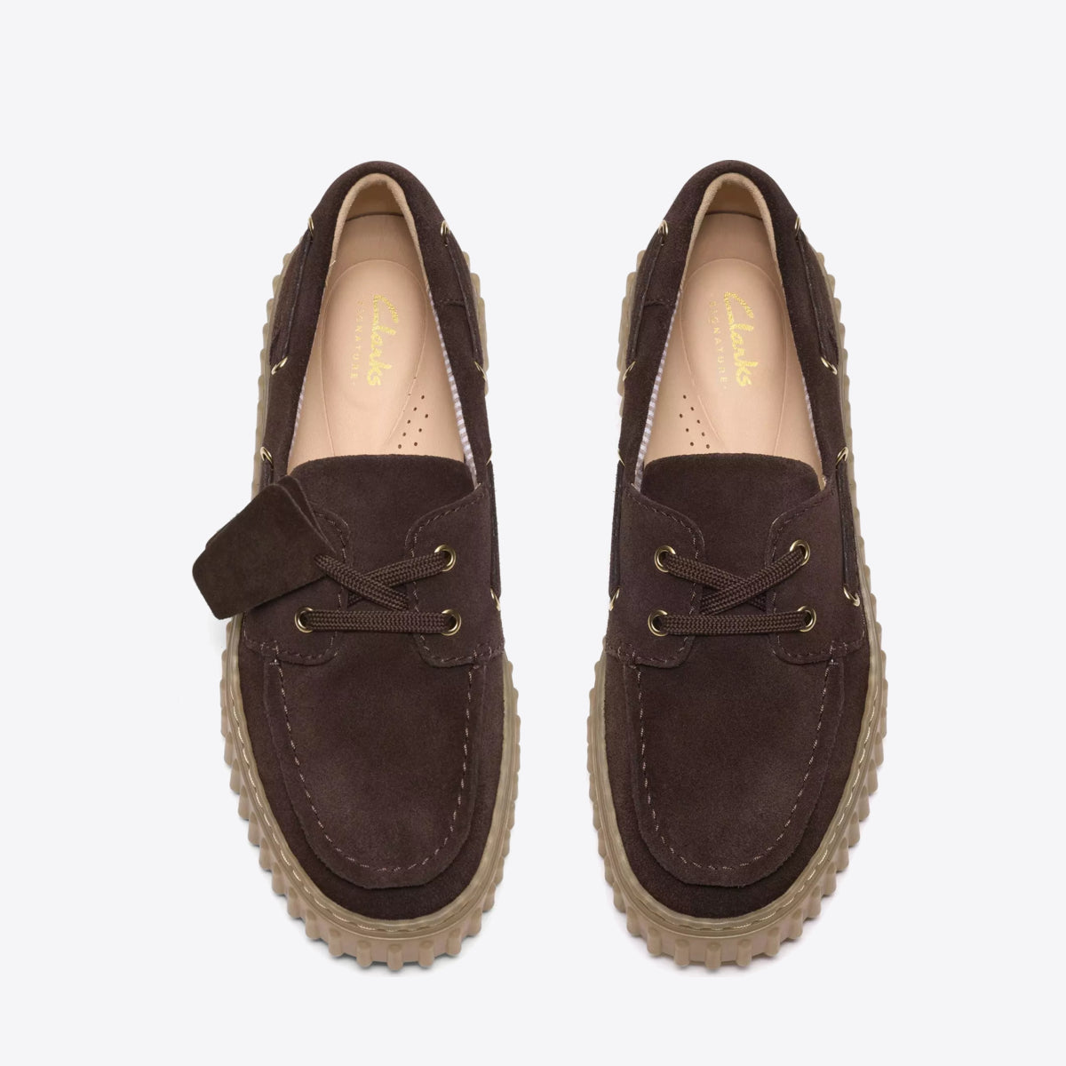 Clarks | Torhill Boat - Dark Brown Suede