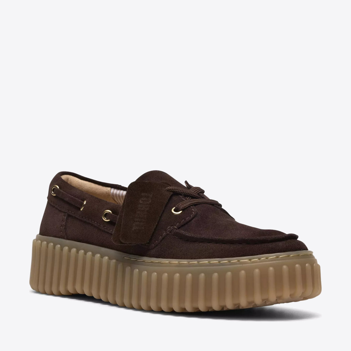 Clarks | Torhill Boat - Dark Brown Suede