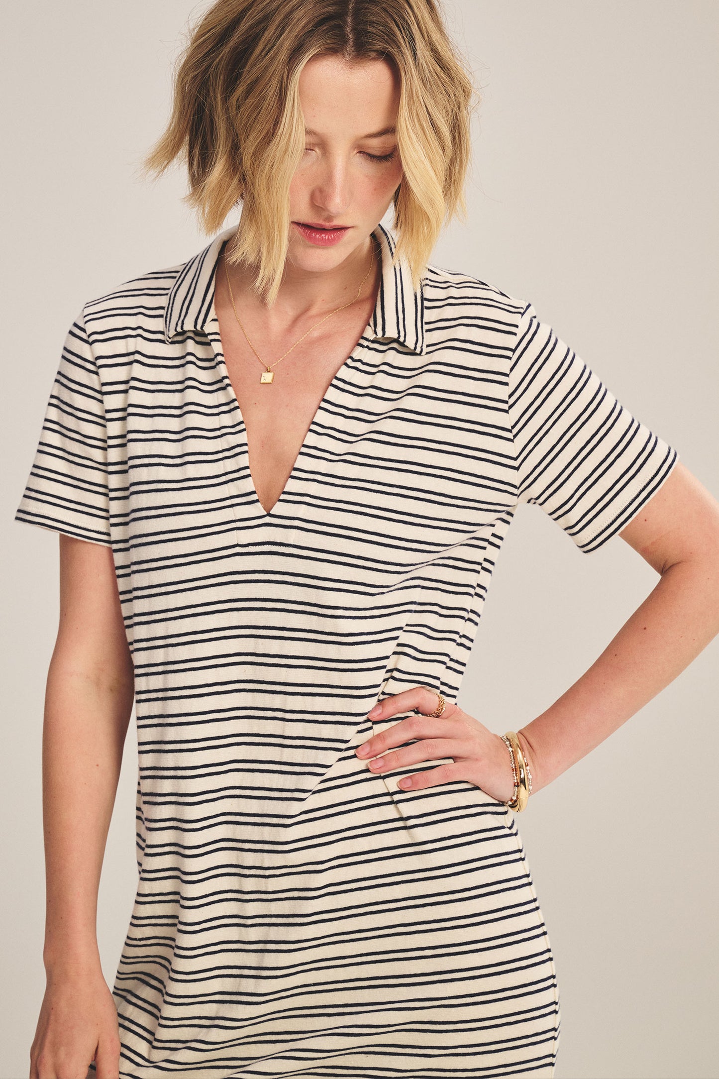 Velvet | Corin 07 - Natural / Navy