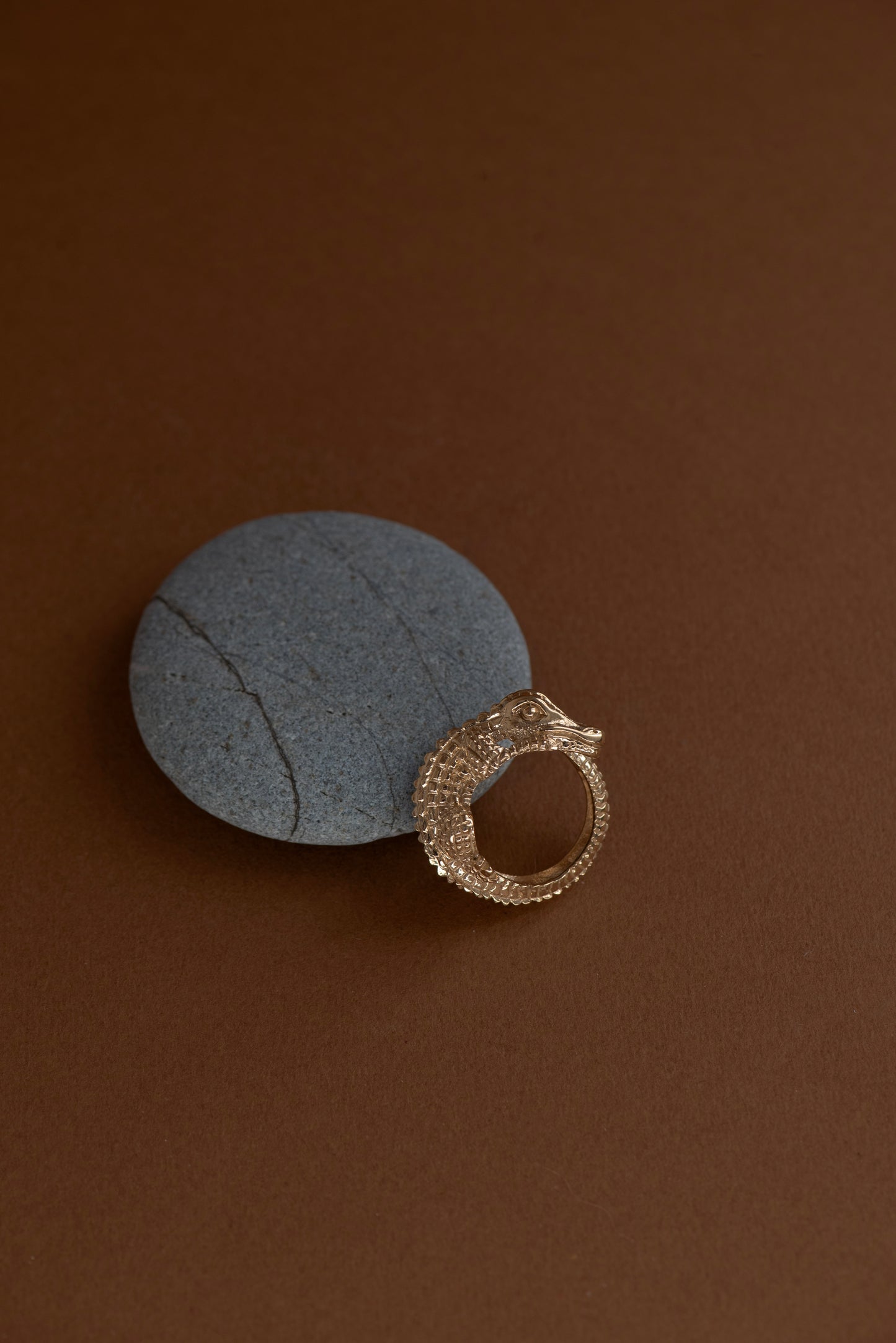 Zoe & Morgan | Crocodile Ring - Gold Vermeil
