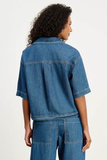 Velvet | Kaddy Denim Top - Classic