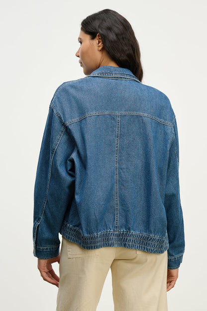 Velvet | Porter Denim Zip Up Jacket - Classic