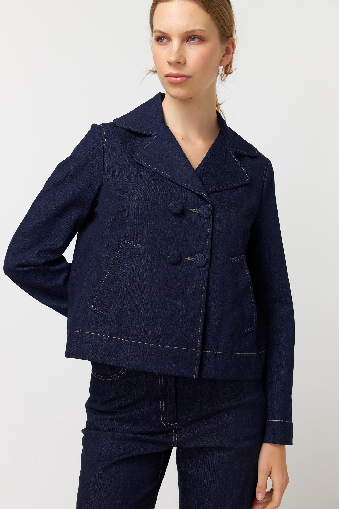 Kate Sylvester | Denim Jacket - Dark Indigo