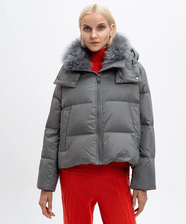 Yves Salomon | Down Jacket 59c - Charcoal