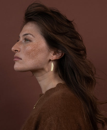 Zoe & Morgan | Eagle Earrings - Gold