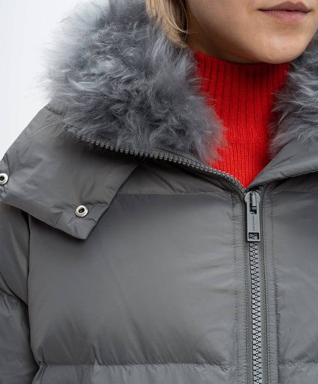 Yves Salomon | Down Jacket 59c - Charcoal