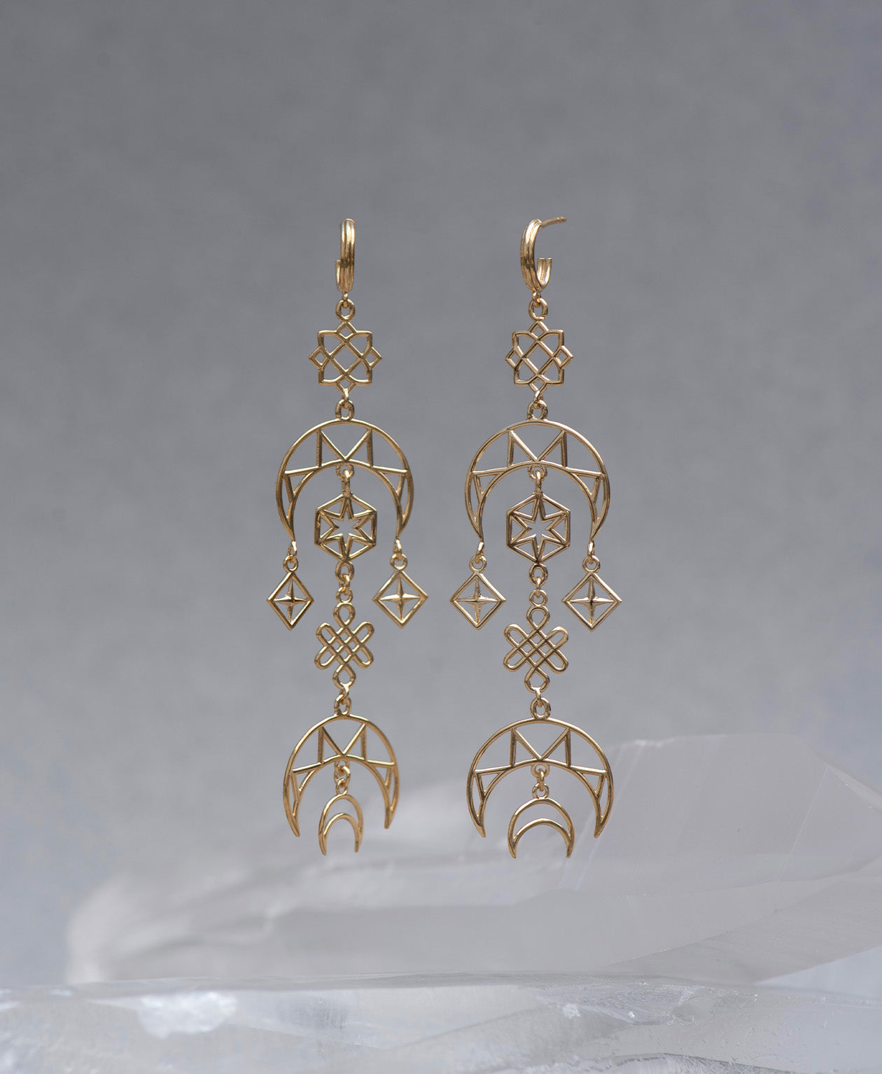 Zoe & Morgan | Enlightened Earrings - Gold