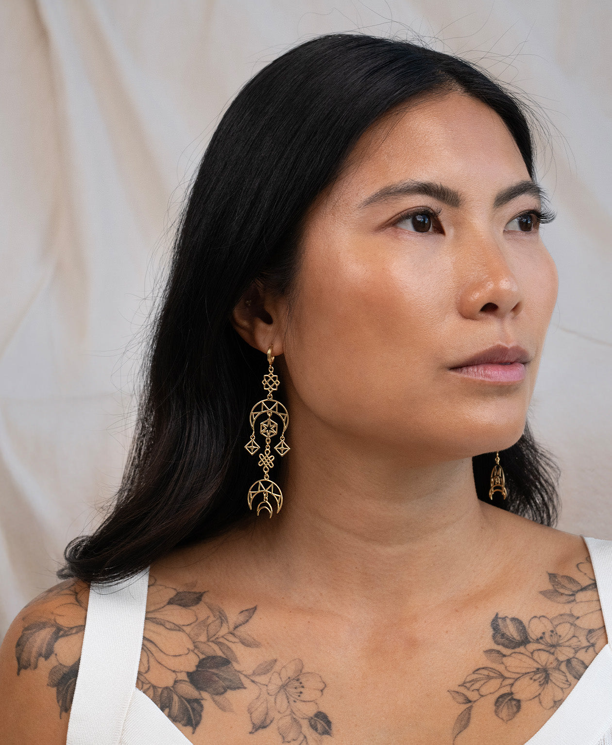 Zoe & Morgan | Enlightened Earrings - Gold