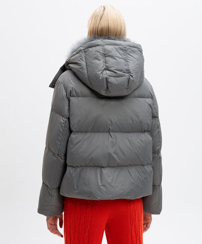 Yves Salomon | Down Jacket 59c - Charcoal
