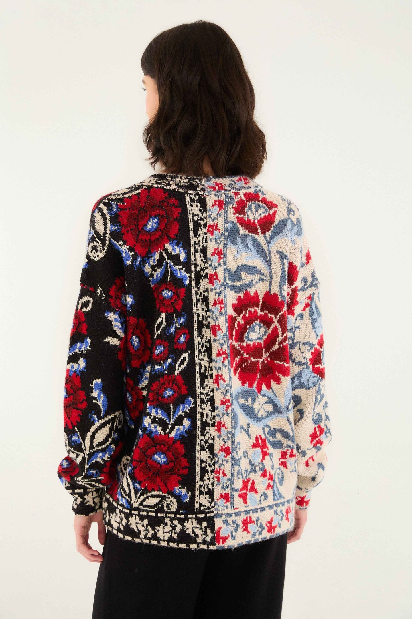 Farm Rio | Knit Cardigan - Mixed Valentina Black