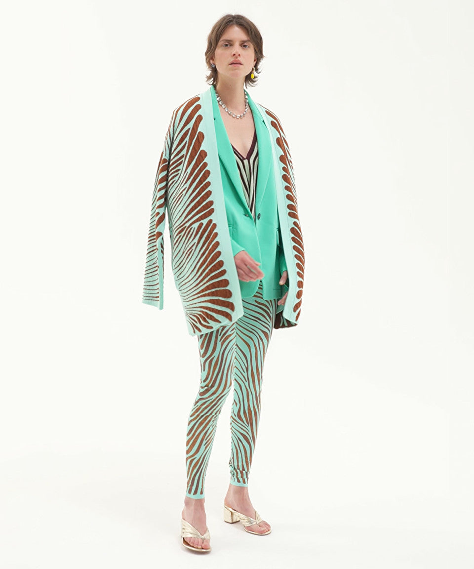 Forte Forte | Velvet Strappy Top - Ice/Lime