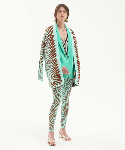 Forte Forte | Velvet Strappy Top - Ice/Lime