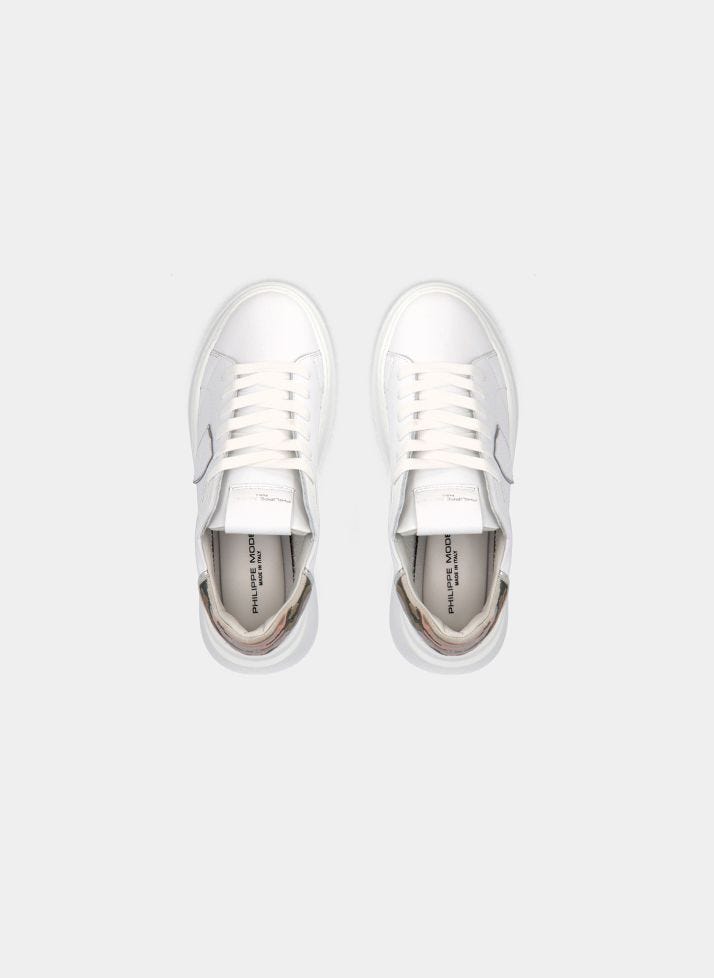 Philippe Model | Tres Temple Low - Camo Blanc Rose