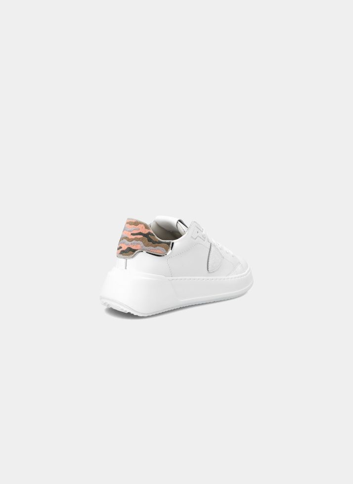 Philippe Model | Tres Temple Low - Camo Blanc Rose
