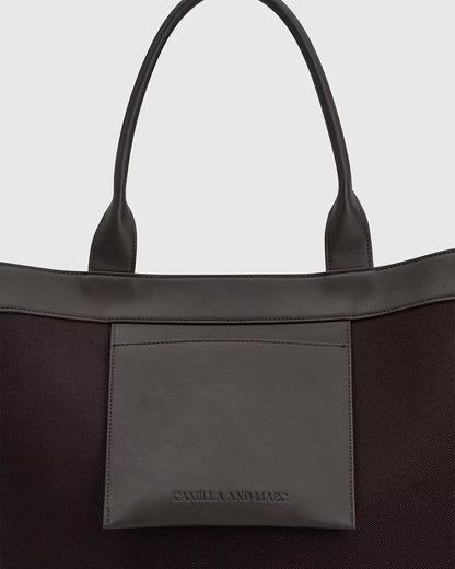 Camilla & Marc | Denver Plain Tote - Chocolate