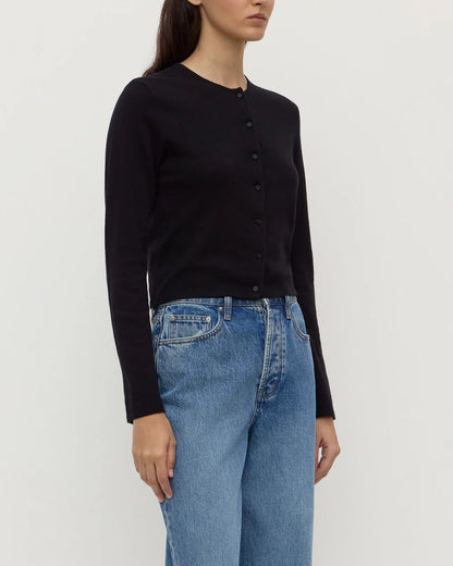 Assembly Label | Tilly Cotton Cashmere Cardigan - Black