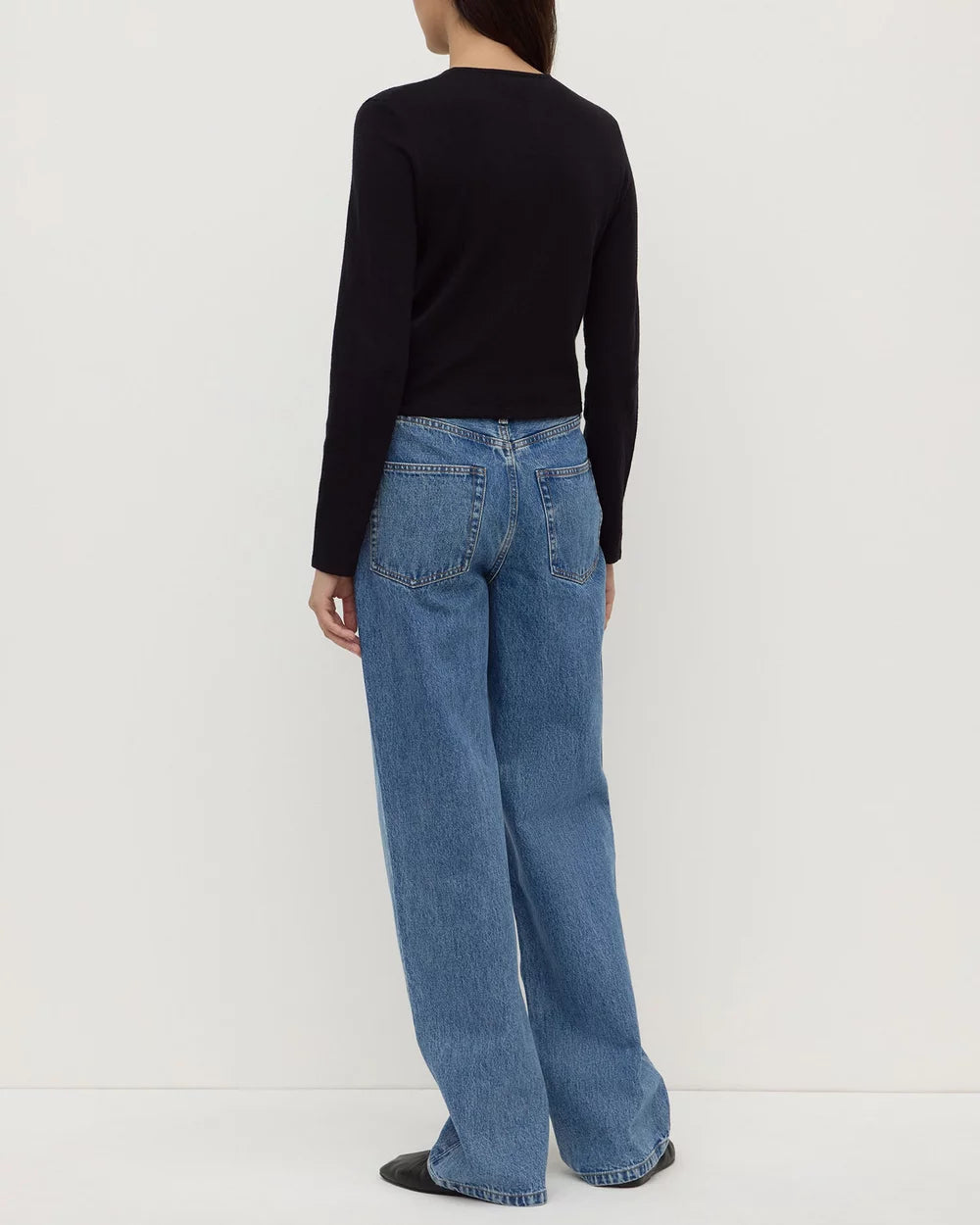 Assembly Label | Tilly Cotton Cashmere Cardigan - Black