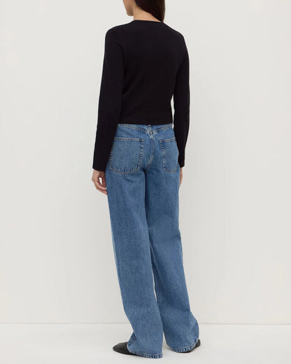 Assembly Label | Tilly Cotton Cashmere Cardigan - Black