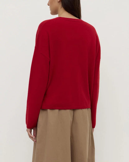 Assembly Label | Odelle Cashmere Knit - Dark Cherry