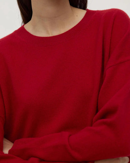 Assembly Label | Odelle Cashmere Knit - Dark Cherry