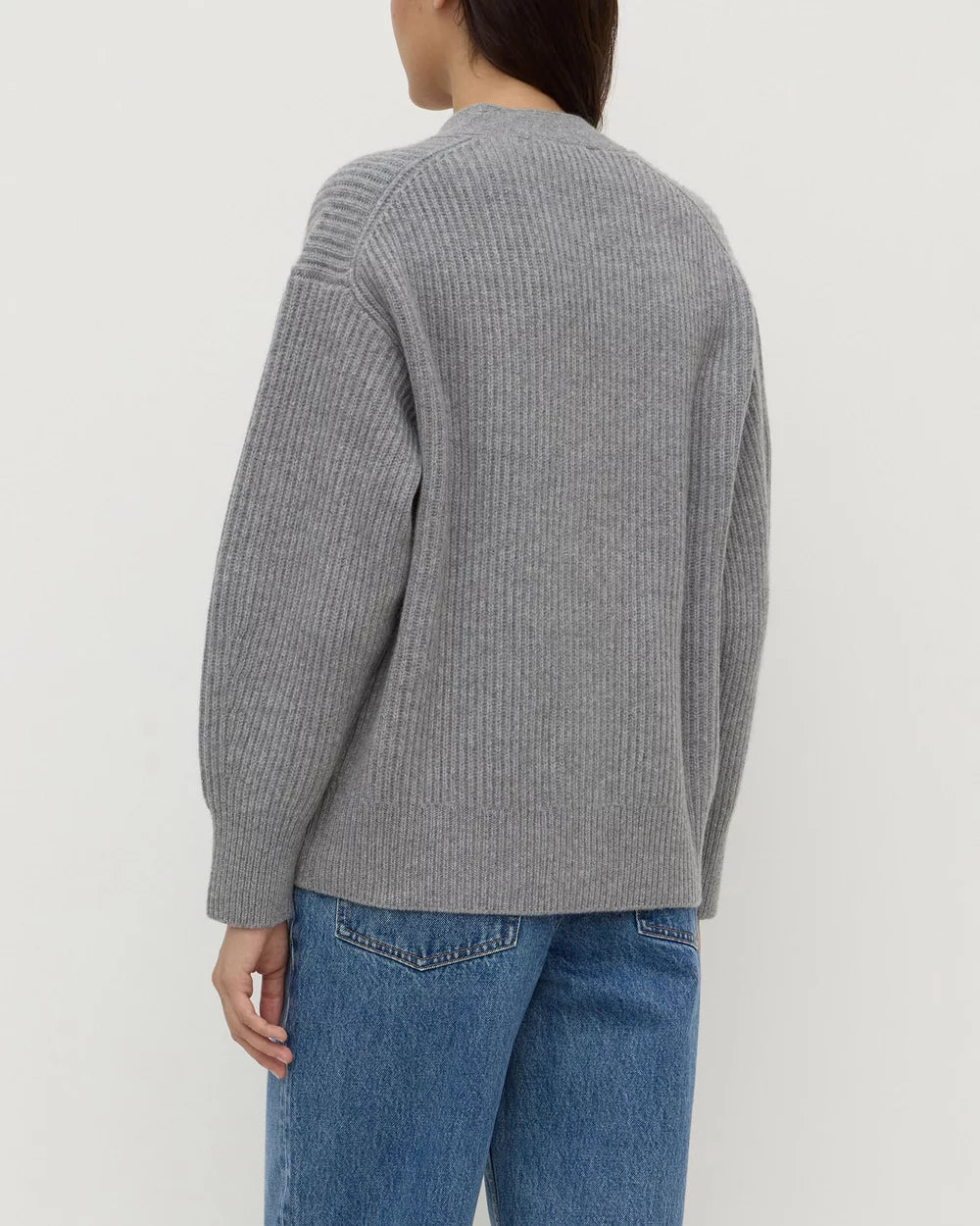 Assembly Label | Paloma Knit Cardigan - Grey Marle