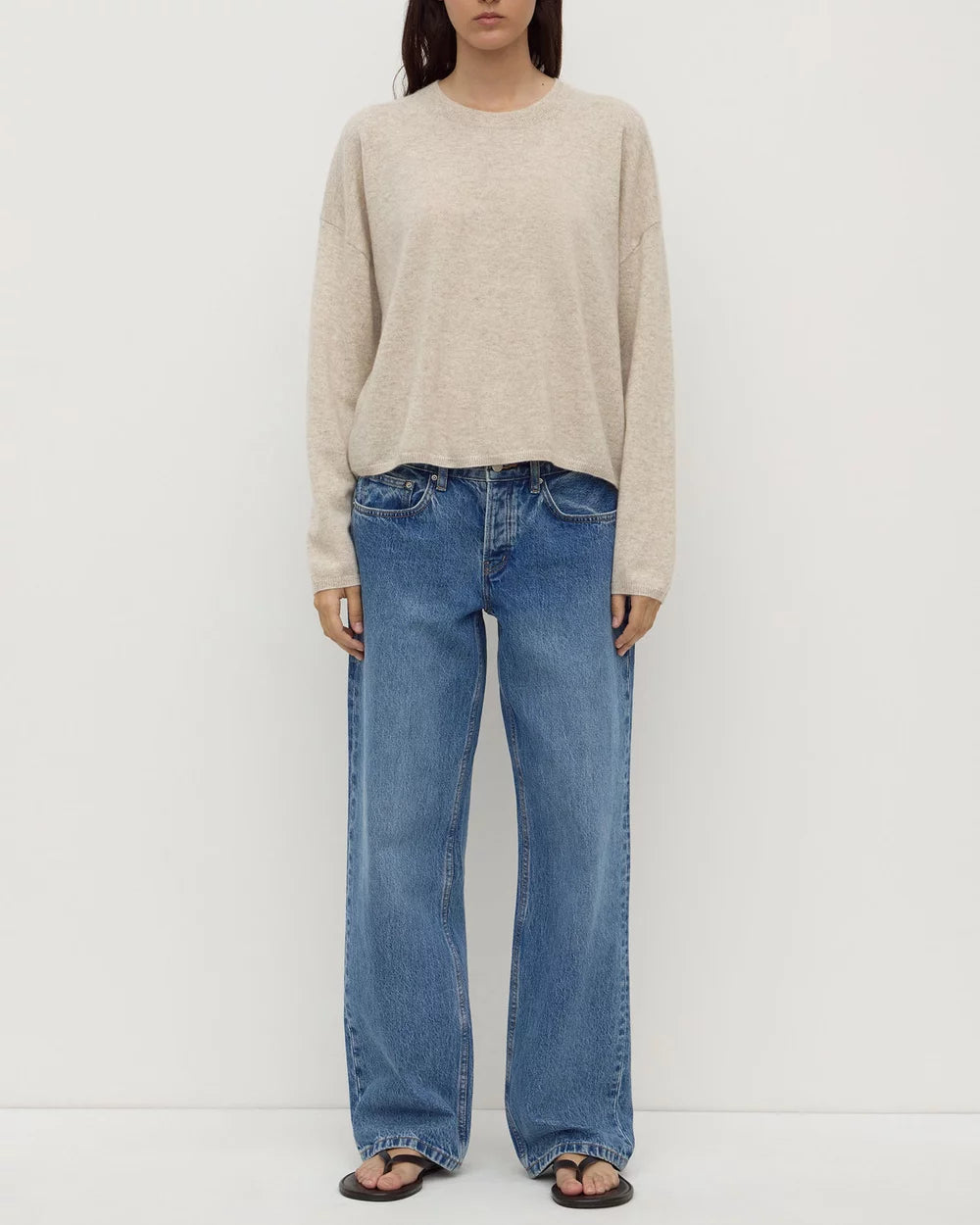 Assembly Label | Odelle Cashmere Knit - Oat Marle