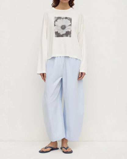 Assembly Label | Elaine Washed Cotton Pant - Powder Blue