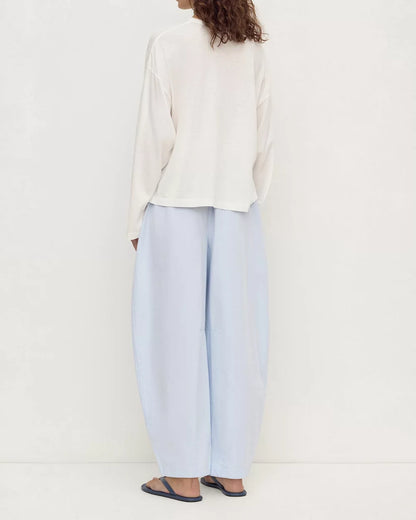 Assembly Label | Elaine Washed Cotton Pant - Powder Blue