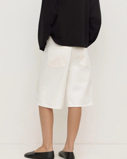 Assembly Label | Relaxed Denim Short - Vintage White