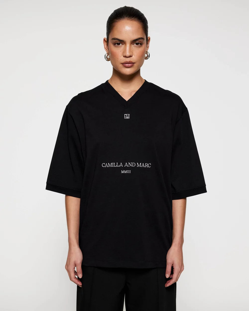Camilla & Marc | Larissa Logo Tee - Black