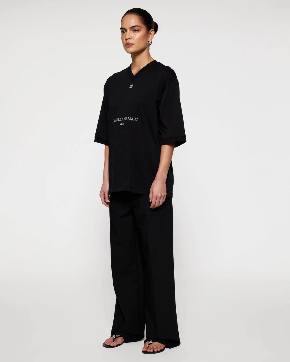 Camilla & Marc | Larissa Logo Tee - Black