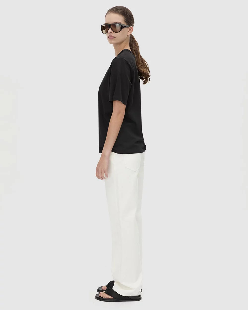 Camilla & Marc | Olympia Print Tee - Black / White