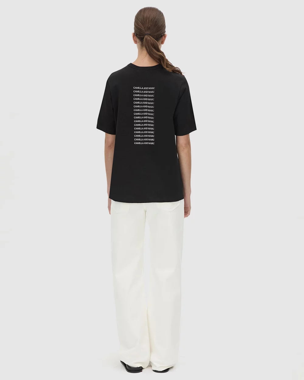 Camilla & Marc | Olympia Print Tee - Black / White