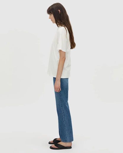 Camilla & Marc | Olympia Print Tee - Soft White / Red