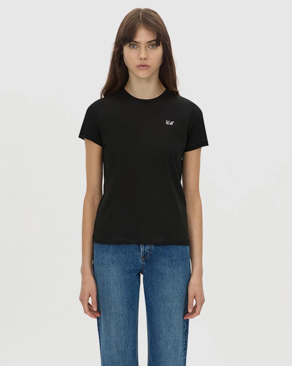Camilla & Marc | Birdie Fitted Print Tee - Black