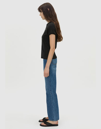 Camilla & Marc | Birdie Fitted Print Tee - Black