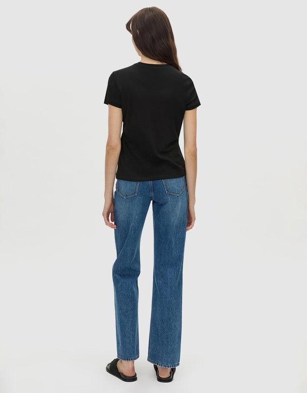 Camilla & Marc | Birdie Fitted Print Tee - Black