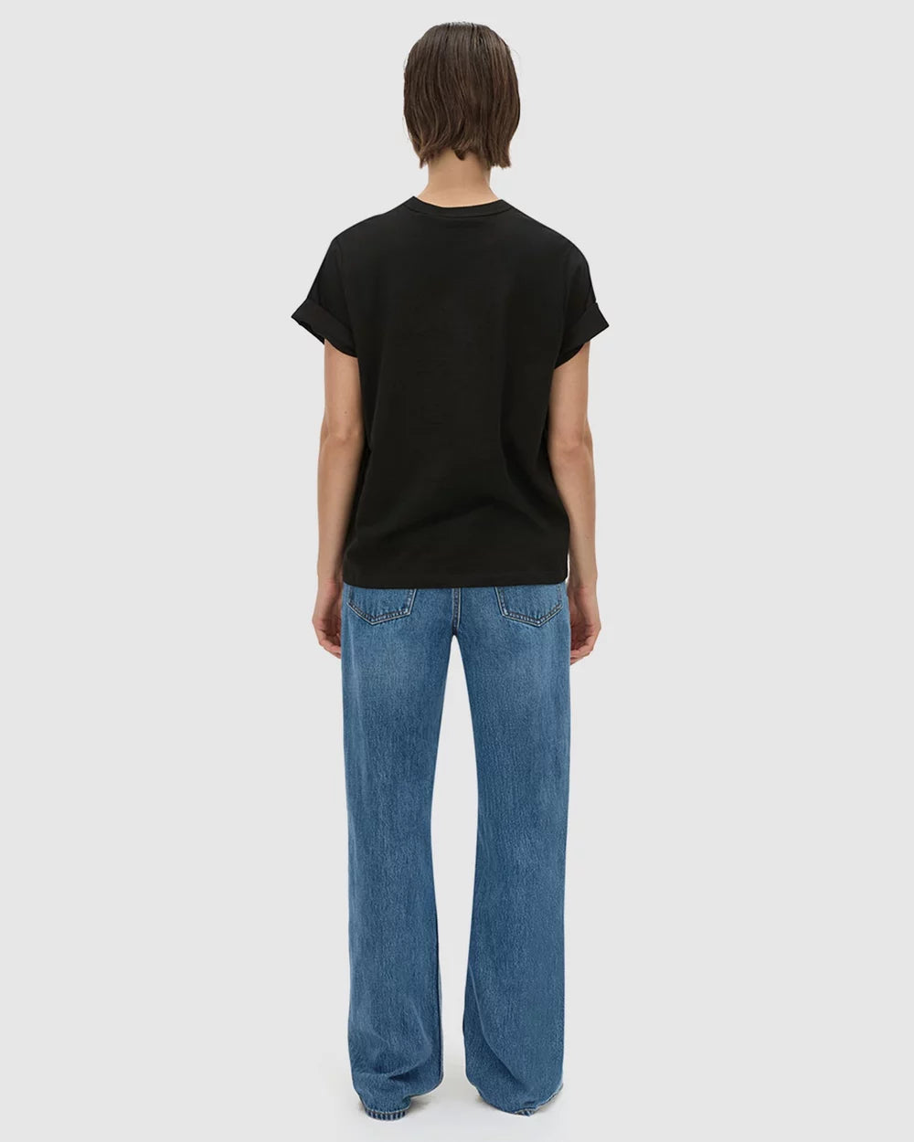 Camilla & Marc | Birdie Embroidered Tee - Black / White