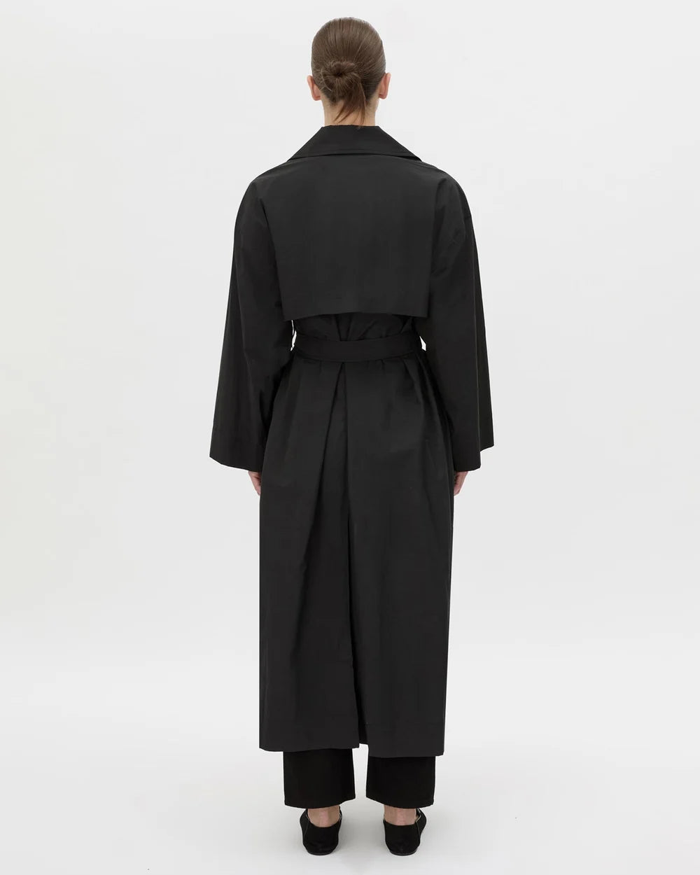 Camilla & Marc | Rhia Sheer Full Length Trench - Black