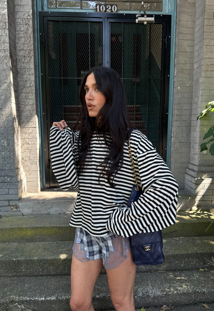 Lioness | Bloom Long Sleeve - Onyx Stripe
