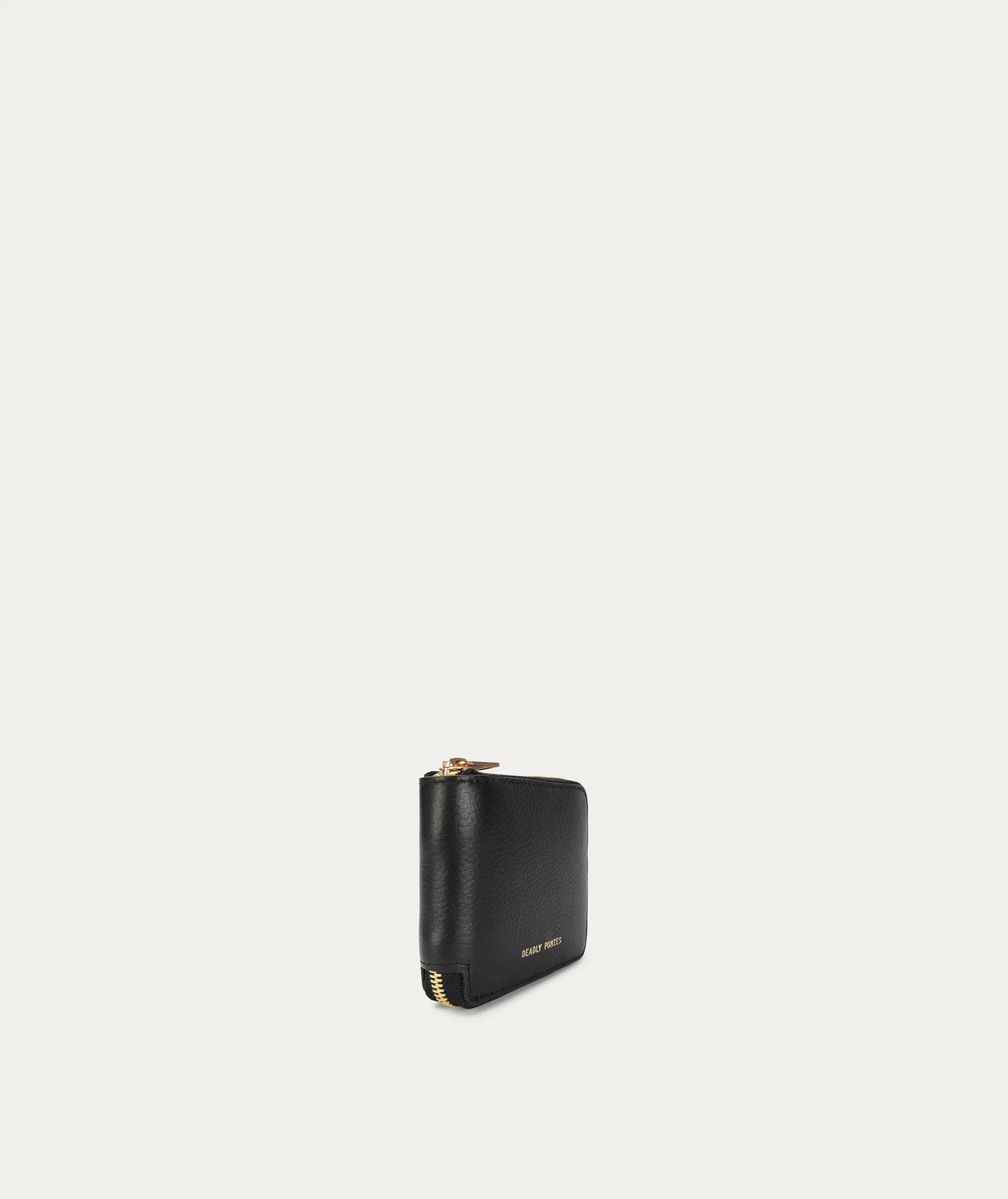 Deadly Ponies | Unisex Zip Wallet - Black / Brass