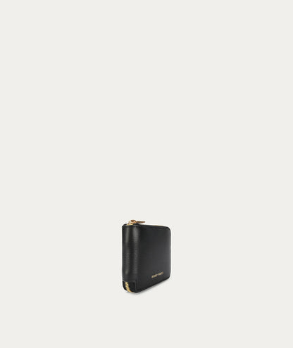 Deadly Ponies | Unisex Zip Wallet - Black / Brass